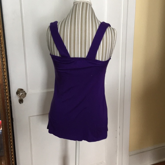 CLEARANCE!!! Moa Moa Sexy Purple Belted Top - Picture 2 of 6